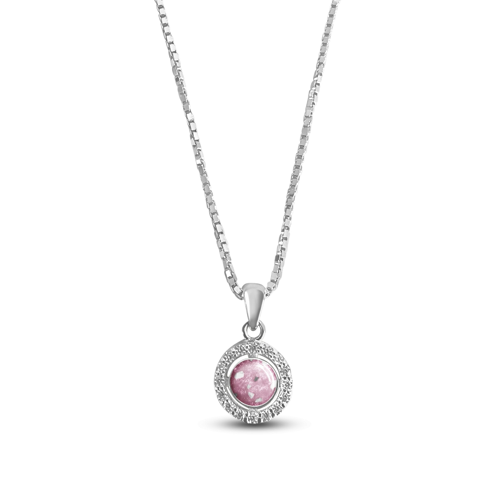 Dainty Round Crystal Ashes Necklace