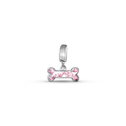 Bone Memorial Ashes Dangle Charm - Nicky Robin Memorial Jewellery