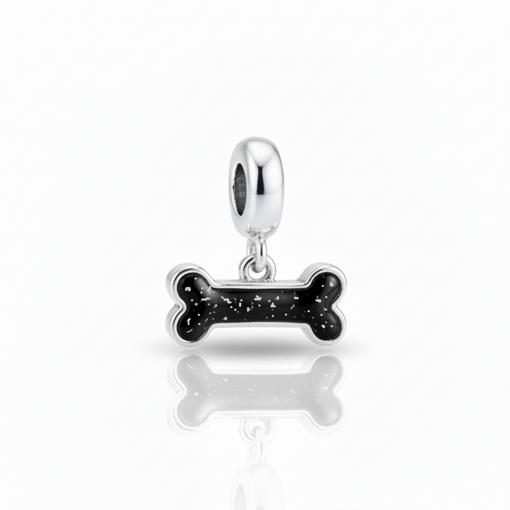 Bone Memorial Ashes Dangle Charm - Nicky Robin Memorial Jewellery