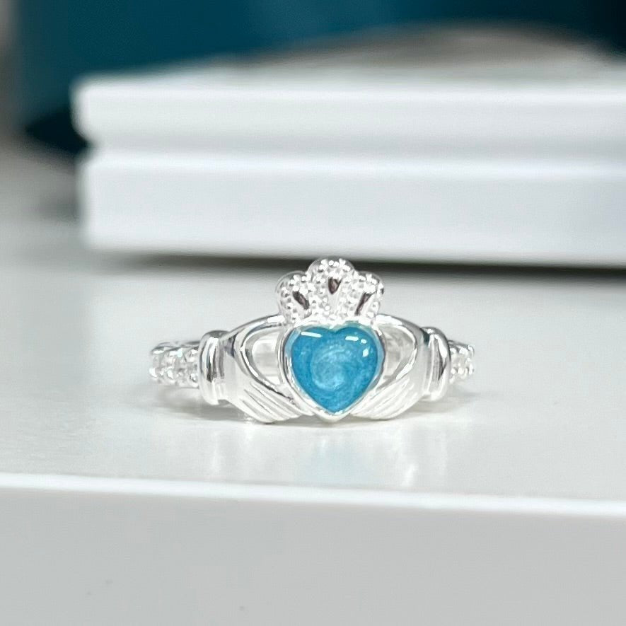 Claddagh Ashes Ring - Nicky Robin Memorial Jewellery