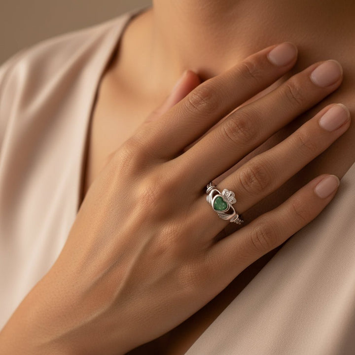 Claddagh Ashes Ring - Nicky Robin Memorial Jewellery