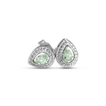 Crystal Teardrop Memorial Earrings - Nicky Robin Memorial Jewellery