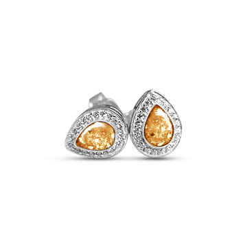 Crystal Teardrop Memorial Earrings - Nicky Robin Memorial Jewellery