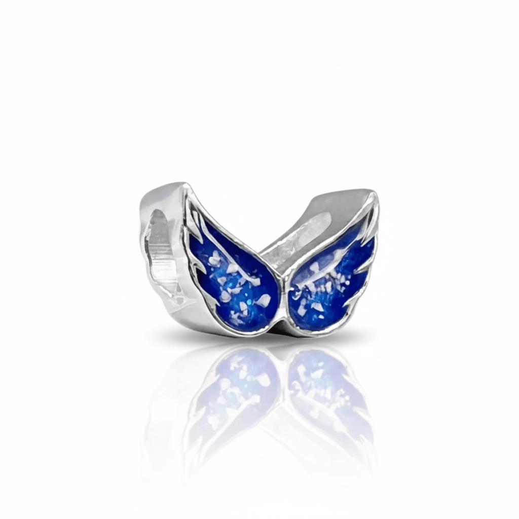 Dainty Angel Wings Memorial Charm - Nicky Robin Memorial Jewellery