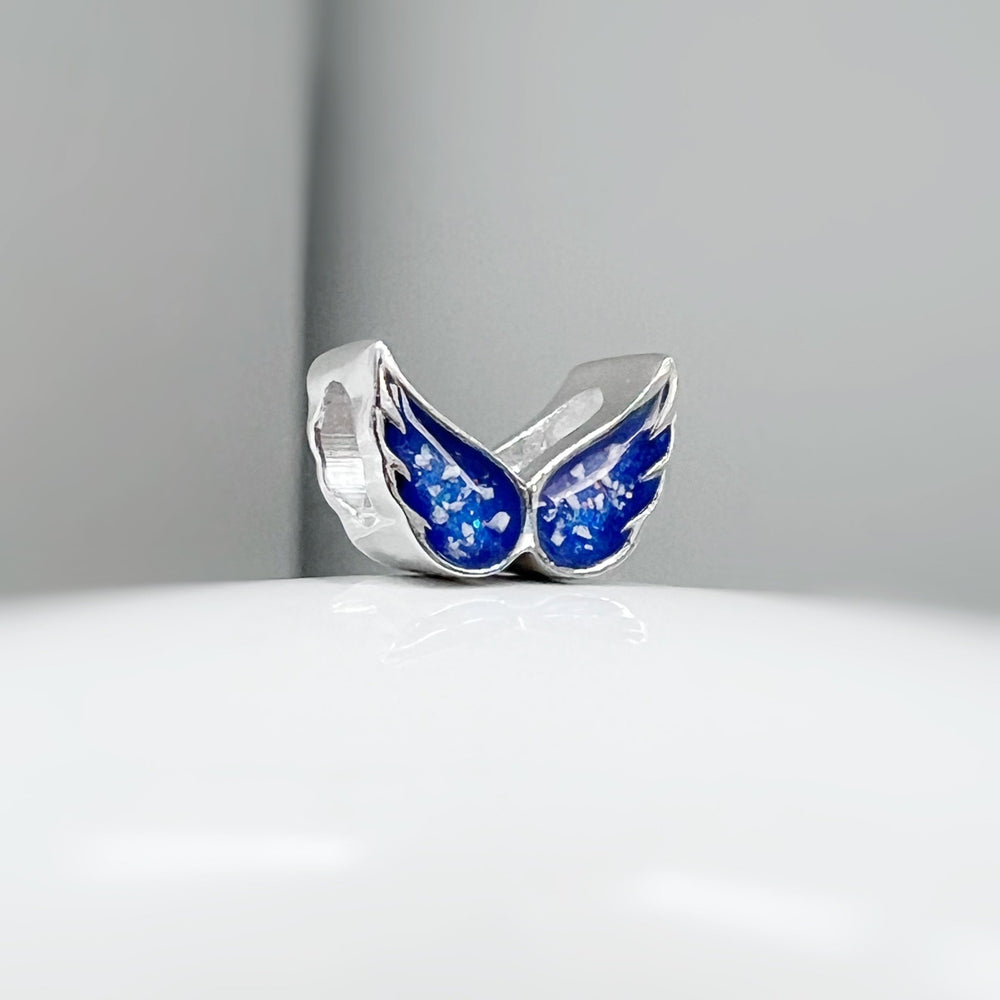 Dainty Angel Wings Memorial Charm - Nicky Robin Memorial Jewellery