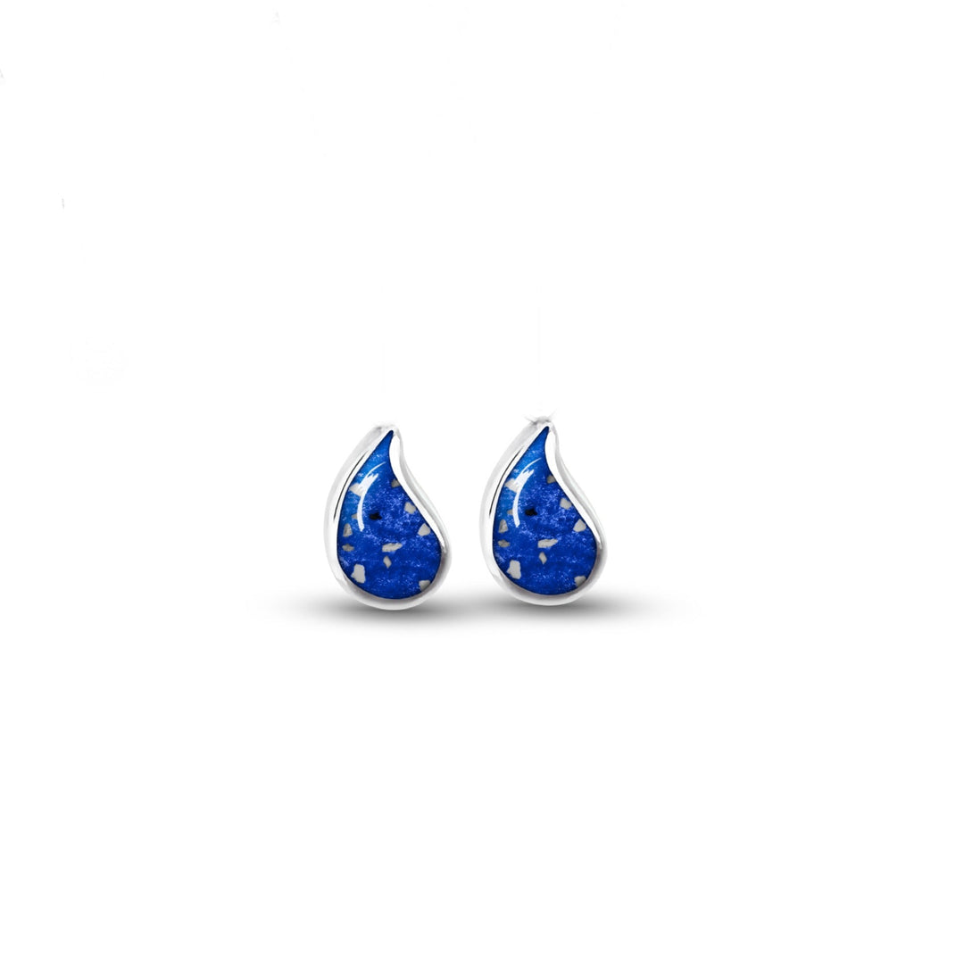 Dainty Droplet Memorial Earrings - Nicky Robin Memorial Jewellery