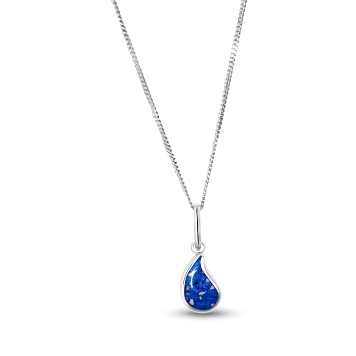 Dainty Droplet Memorial Necklace - Nicky Robin Memorial Jewellery