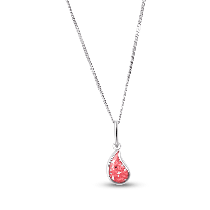 Dainty Droplet Memorial Necklace - Nicky Robin Memorial Jewellery