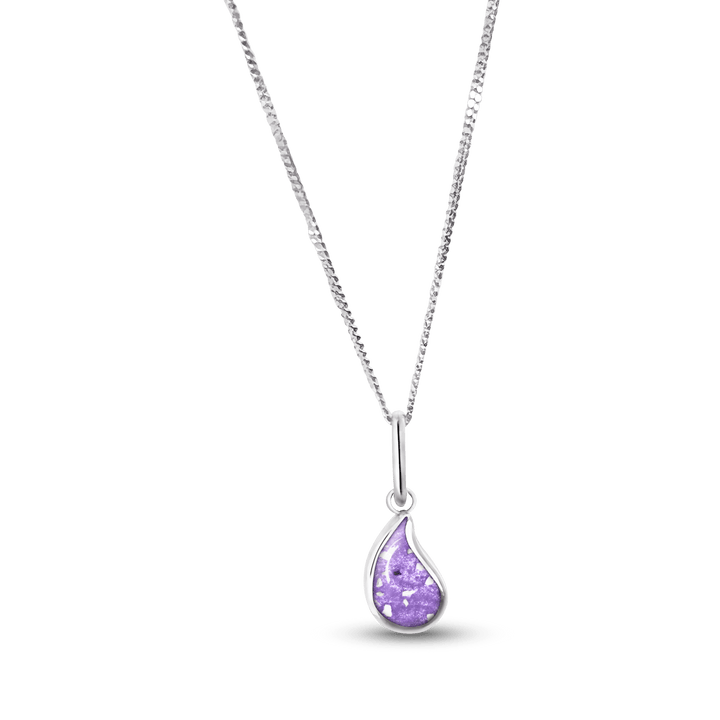 Dainty Droplet Memorial Necklace - Nicky Robin Memorial Jewellery