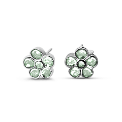 Dainty Forget Me Not Memorial Earrings - Nicky Robin Memorial Jewellery