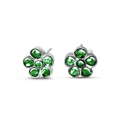 Dainty Forget Me Not Memorial Earrings - Nicky Robin Memorial Jewellery