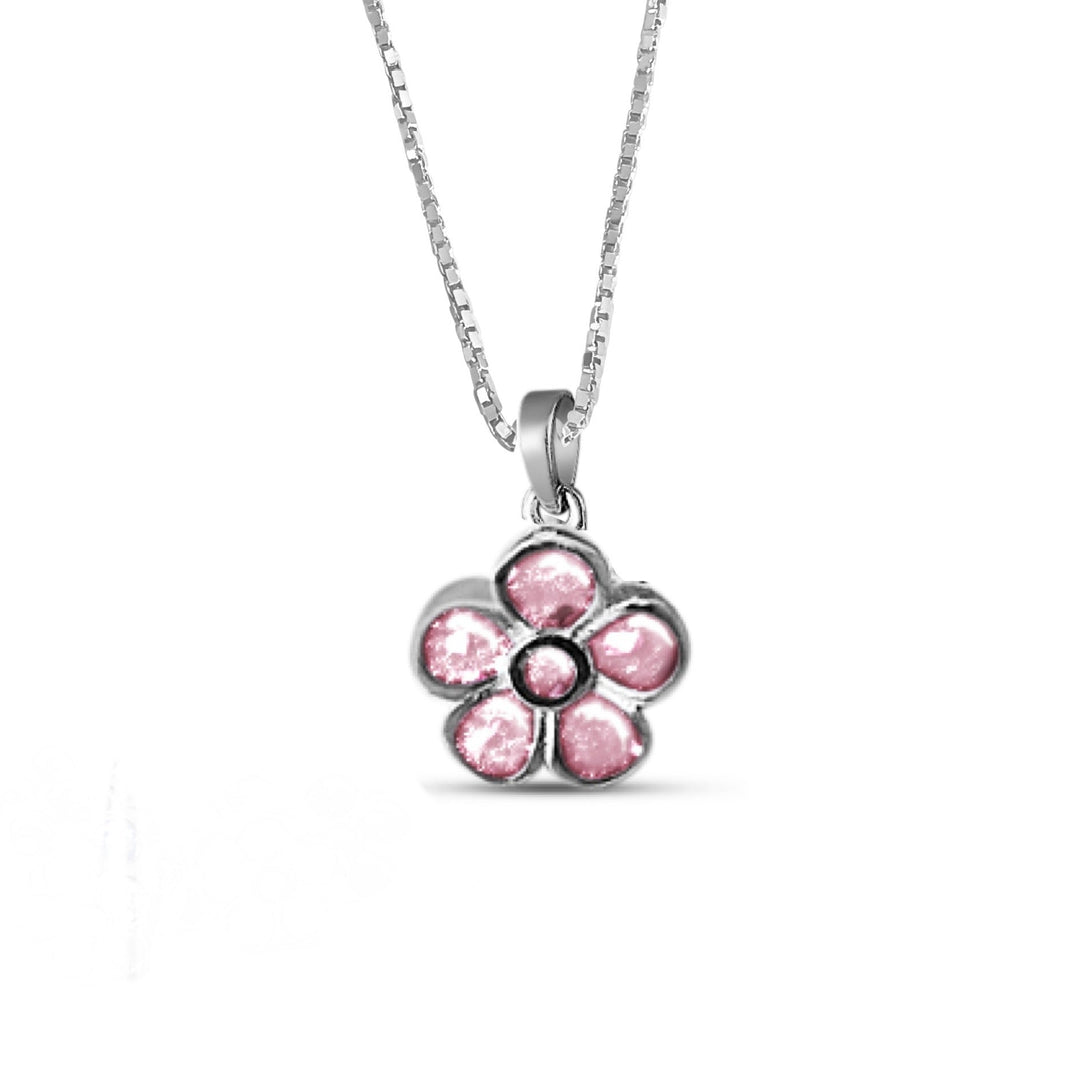 Dainty Forget Me Not Memorial Necklace - Nicky Robin Memorial Jewellery