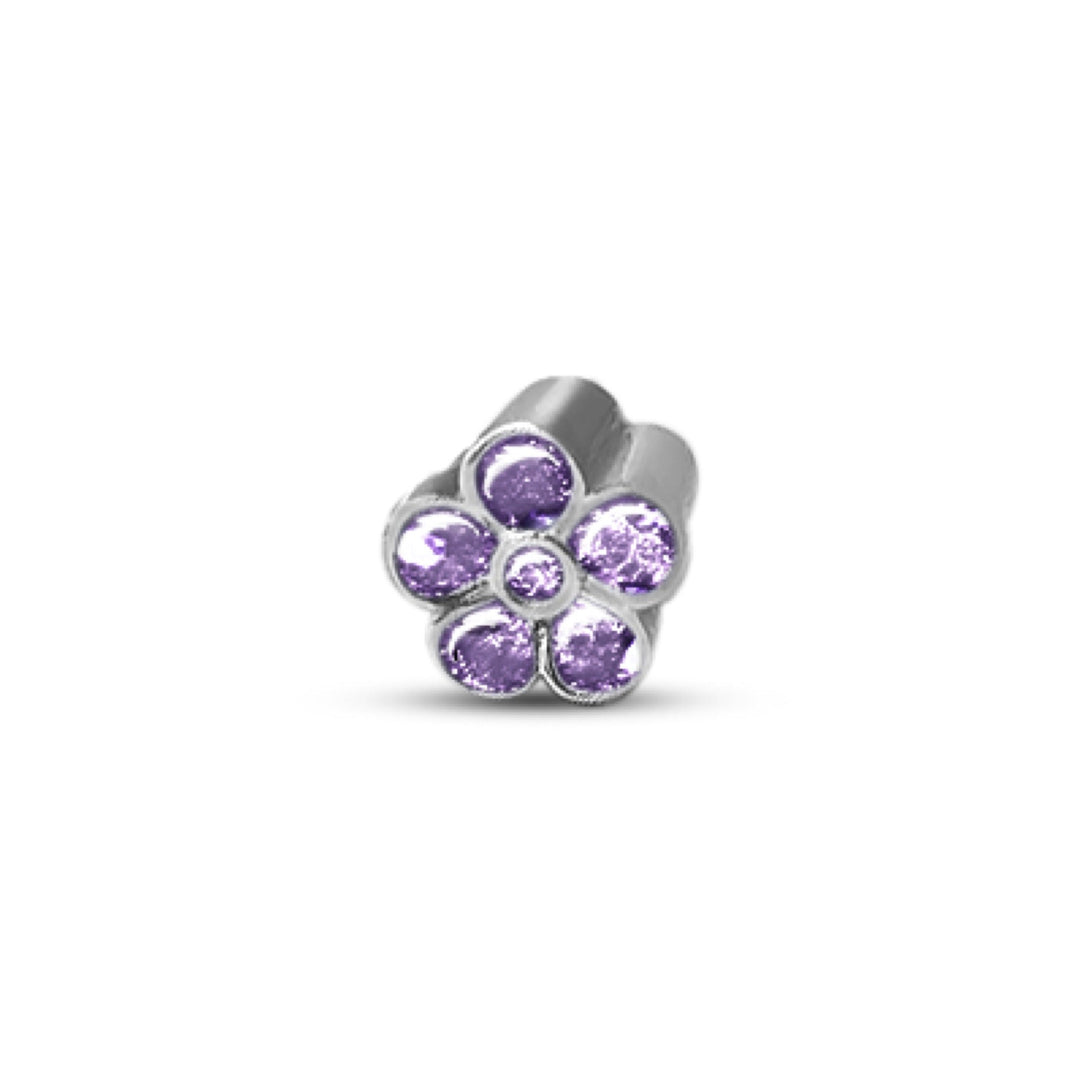 Dainty Pretty Forget Me Not Ashes Charm - Nicky Robin Memorial Jewellery