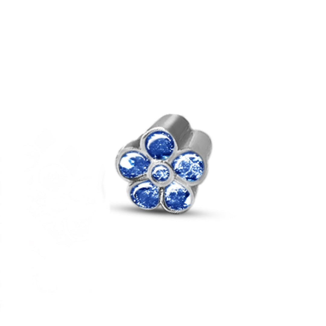 Dainty Pretty Forget Me Not Ashes Charm - Nicky Robin Memorial Jewellery