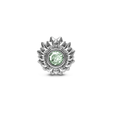 Dainty Sunflower Memorial Ashes Charm - Nicky Robin Memorial Jewellery