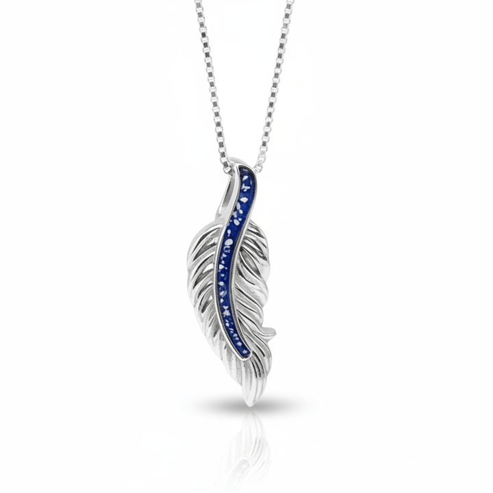 Feather Memorial Necklace - Nicky Robin Memorial Jewellery