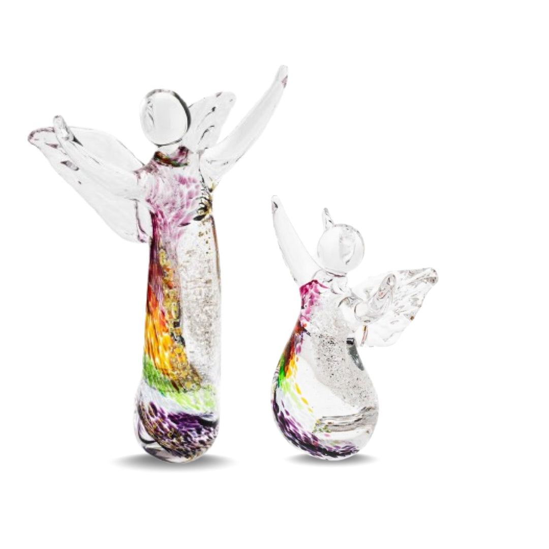 Guardian Angel Ashes Glass Sculpture Figurine - Nicky Robin Memorial Jewellery