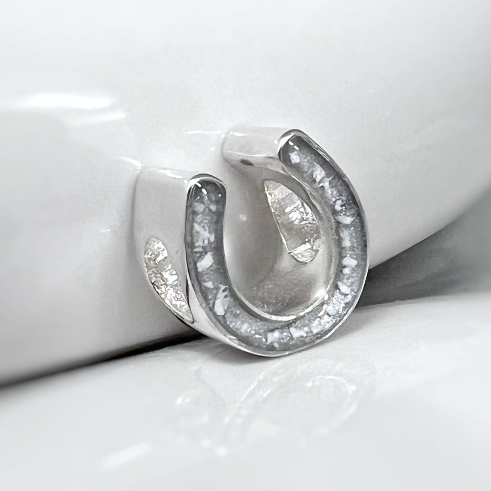 Horseshoe Ashes Charm - Nicky Robin Memorial Jewellery