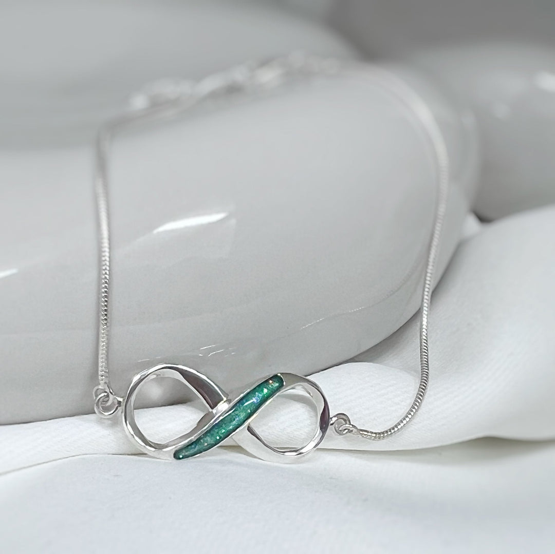 Infinity Memorial Ashes Bracelet - Nicky Robin Memorial Jewellery