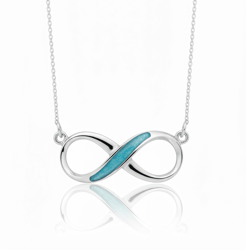 Infinity Memorial Ashes Necklace - Nicky Robin Memorial Jewellery