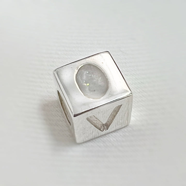 LOVE Memorial Ashes Charm Bead - Nicky Robin Memorial Jewellery