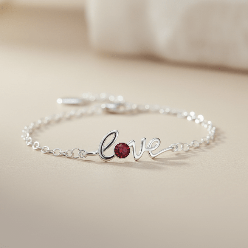 Love Statement Memorial Ashes Bracelet - Nicky Robin Memorial Jewellery