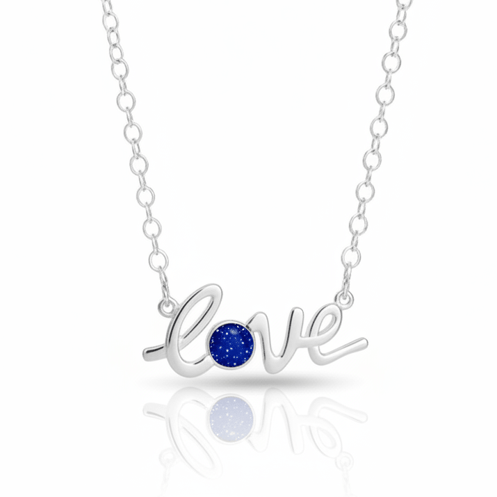 Love Statement Memorial Ashes Necklace - Nicky Robin Memorial Jewellery
