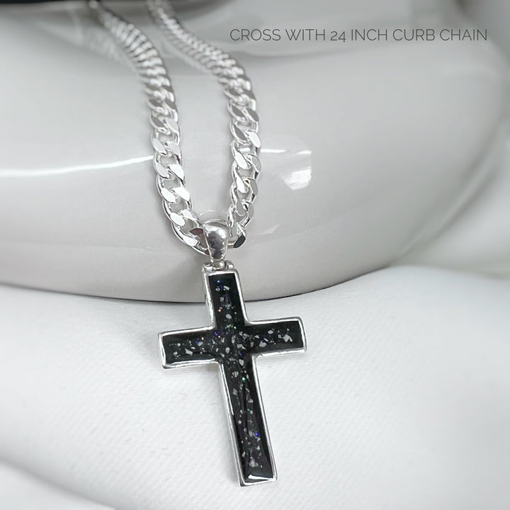 Palay Silver Cross Necklace 20 Inch 925 Sterling Silver Cross
