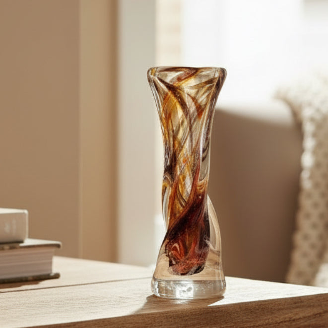 My Eternal Cremation Ashes Glass Vase - Nicky Robin Memorial Jewellery