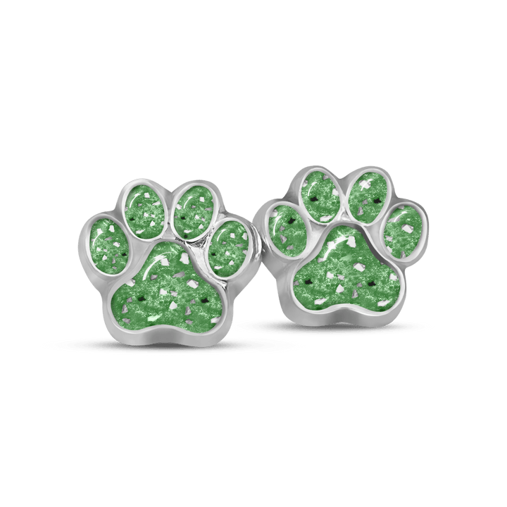 Pet Paw Ashes Earrings - Nicky Robin Memorial Jewellery