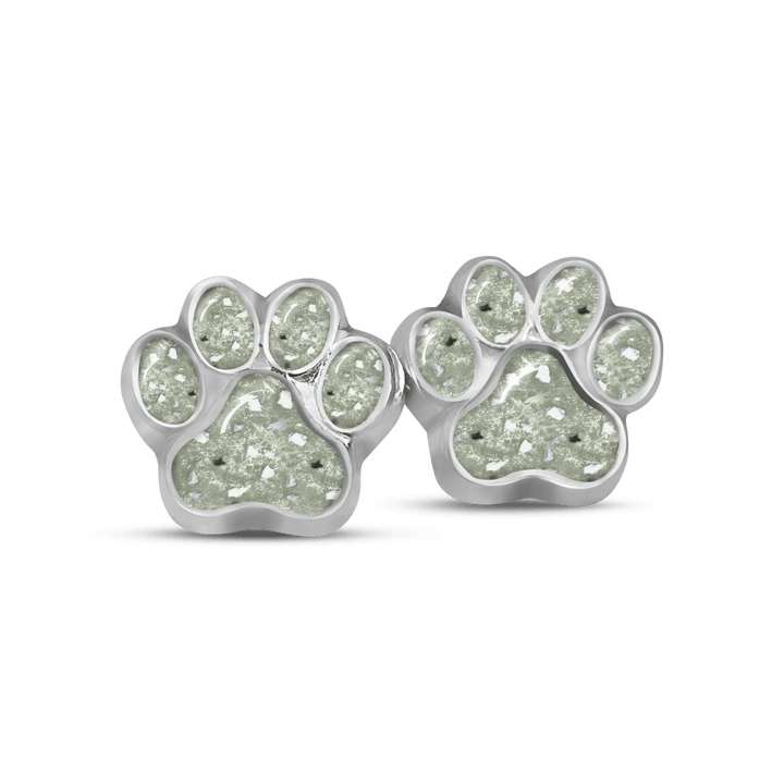 Pet Paw Ashes Earrings - Nicky Robin Memorial Jewellery