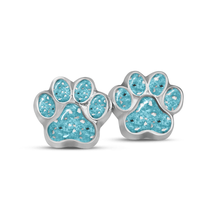 Pet Paw Ashes Earrings - Nicky Robin Memorial Jewellery