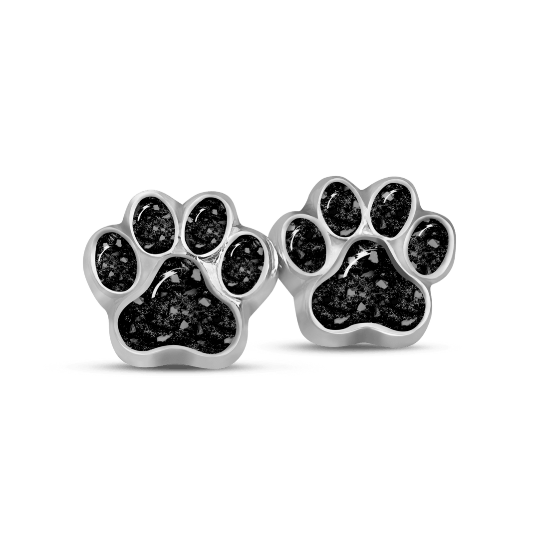 Pet Paw Ashes Earrings - Nicky Robin Memorial Jewellery