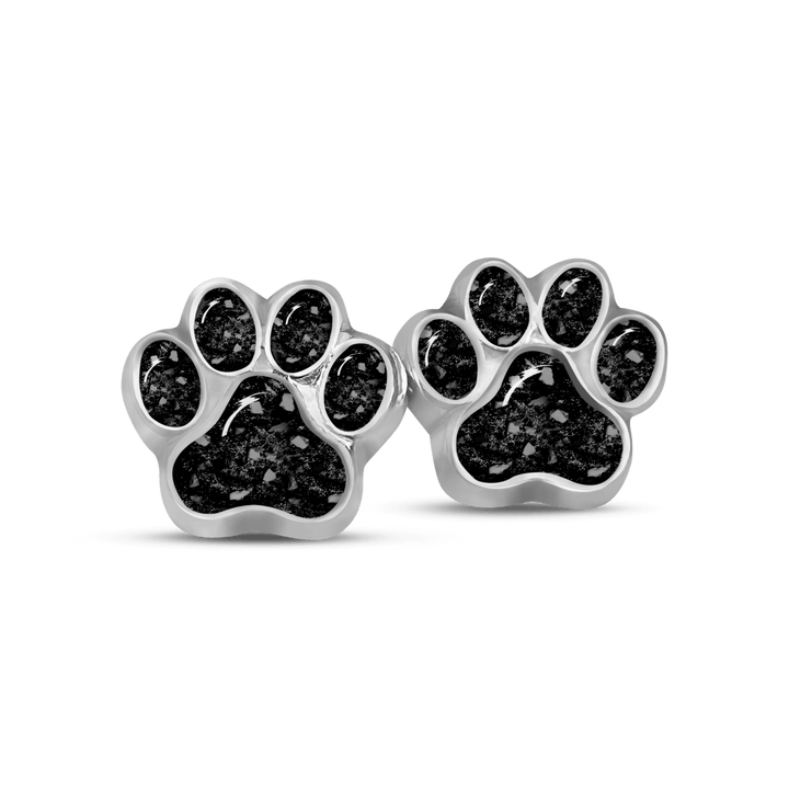 Pet Paw Ashes Earrings - Nicky Robin Memorial Jewellery
