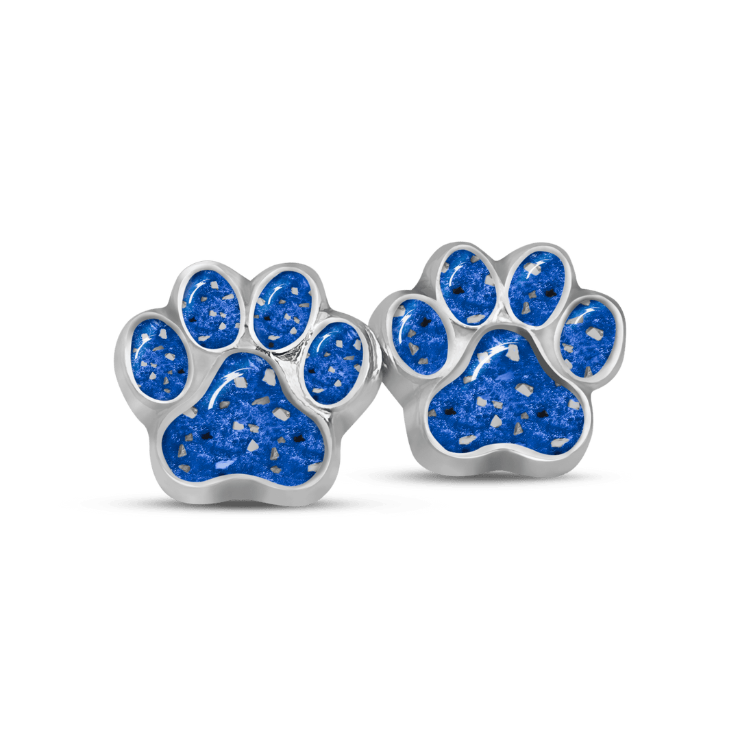 Pet Paw Ashes Earrings - Nicky Robin Memorial Jewellery