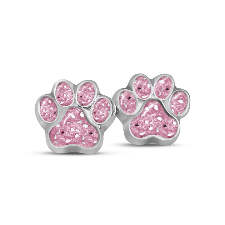 Pet Paw Ashes Earrings - Nicky Robin Memorial Jewellery