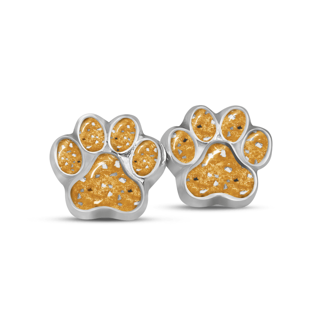Pet Paw Ashes Earrings - Nicky Robin Memorial Jewellery