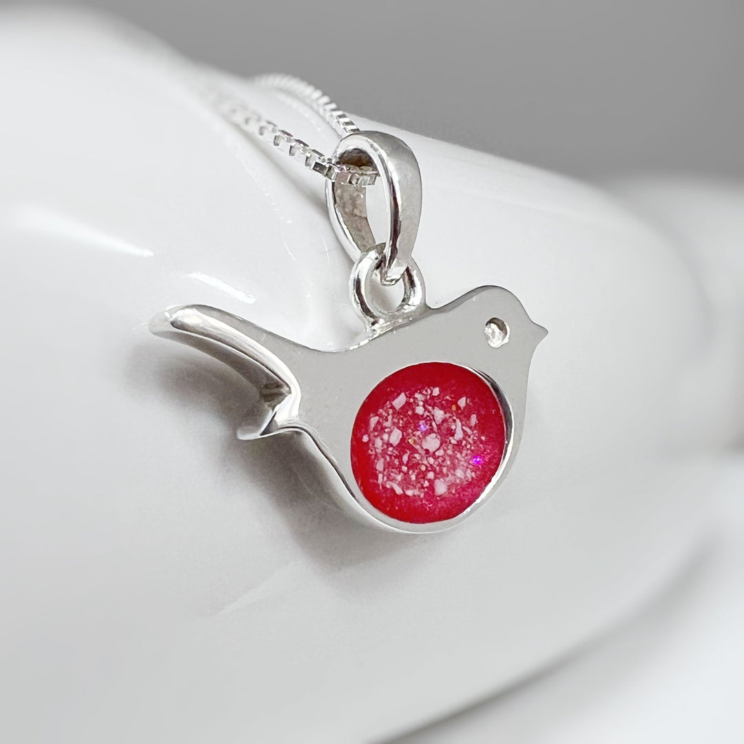 Robin Memorial Ashes Necklace - Nicky Robin Memorial Jewellery