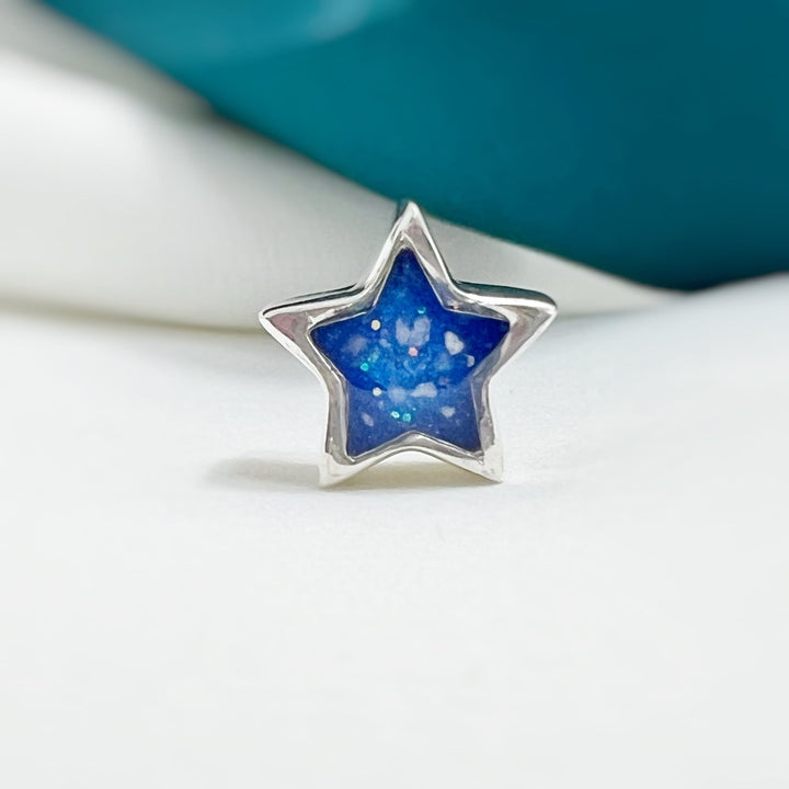 Star Memorial Ashes Charm Bead - Nicky Robin Memorial Jewellery