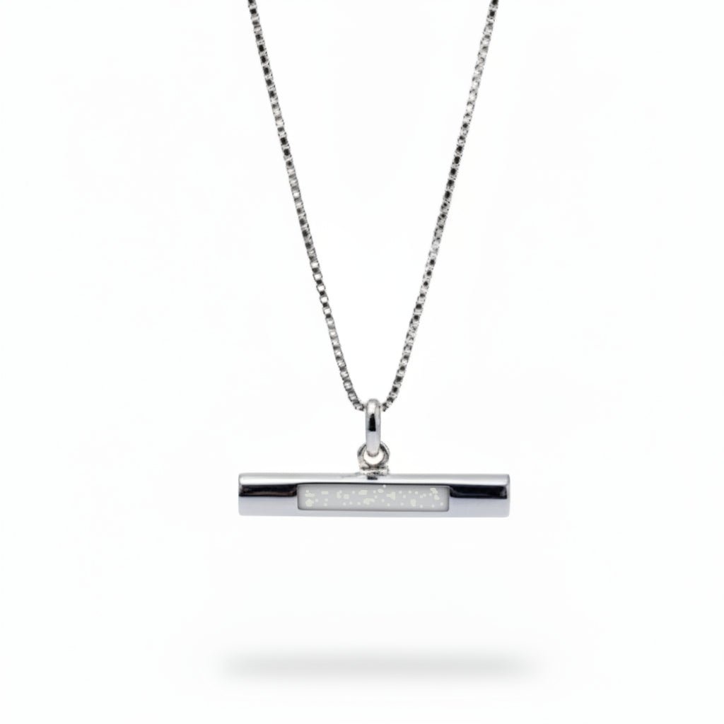 T-Bar Memorial Ashes Necklace - Nicky Robin Memorial Jewellery