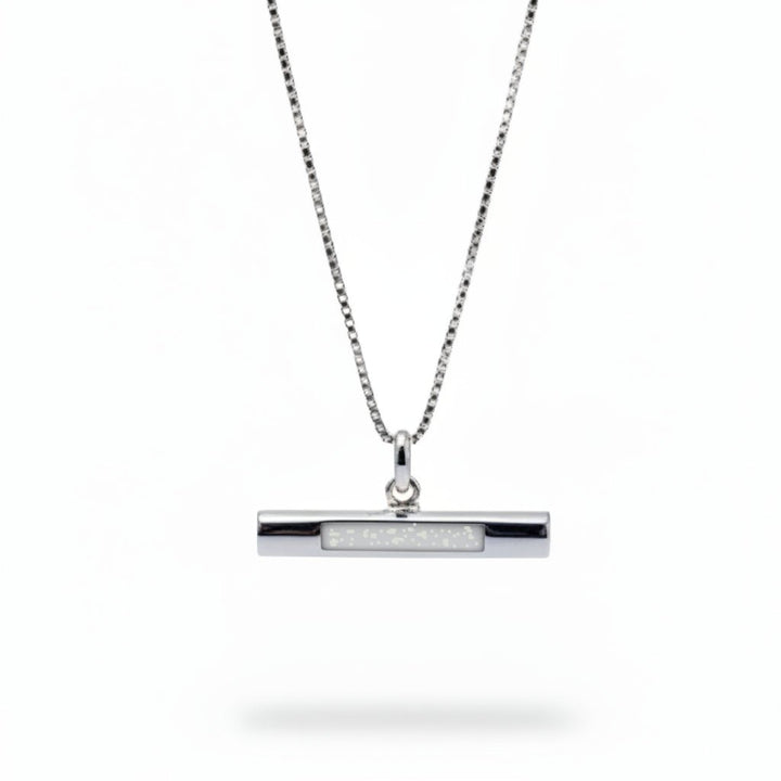 T-Bar Memorial Ashes Necklace - Nicky Robin Memorial Jewellery