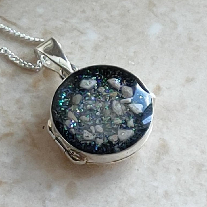 Timeless Round Memorial Ashes Locket