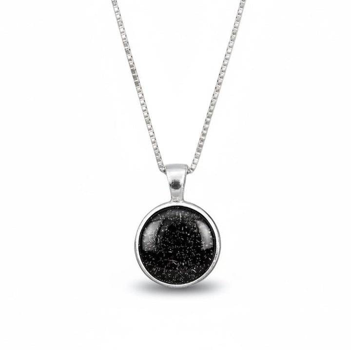 Timeless Round Memorial Ashes Necklace - Nicky Robin Memorial Jewellery