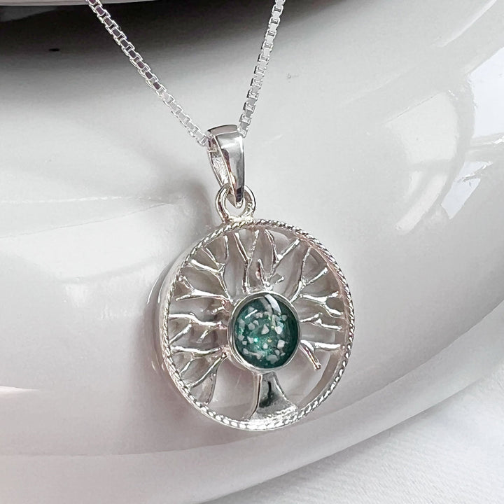 Tree Of Life Ashes Necklace - Nicky Robin Memorial Jewellery