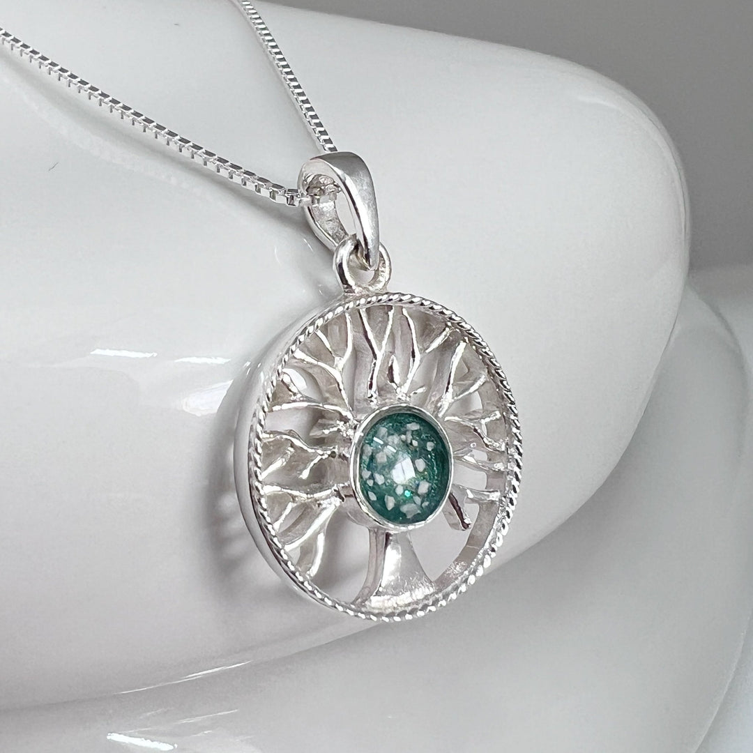Tree Of Life Ashes Necklace - Nicky Robin Memorial Jewellery