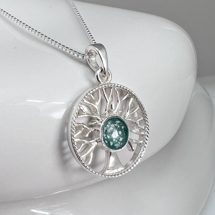 Tree Of Life Ashes Necklace - Nicky Robin Memorial Jewellery