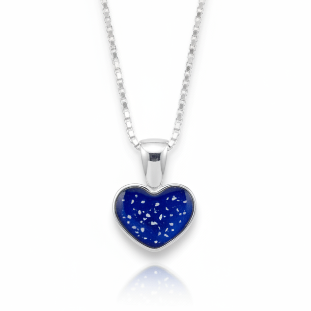 True Heart Memorial Ashes Necklace - Nicky Robin Memorial Jewellery
