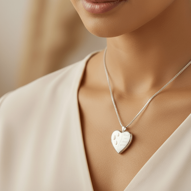 Until We Meet Again Memorial Ashes Locket - Nicky Robin Memorial Jewellery