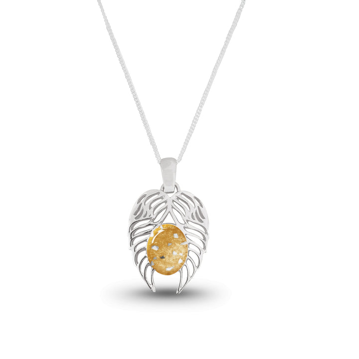 Angel Wings Memorial Ashes Necklace - Nicky Robin Memorial Jewellery