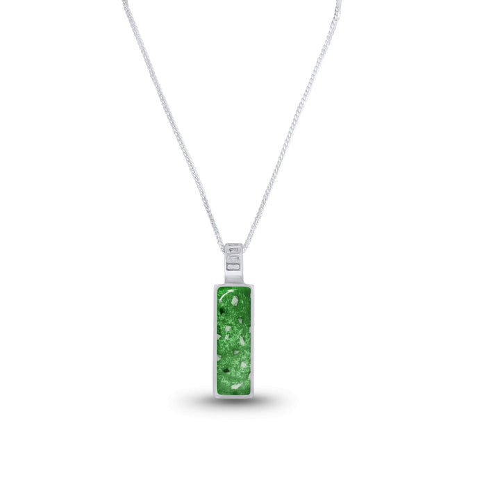 Dainty Oblong Memorial Ashes Necklace - Nicky Robin Memorial Jewellery